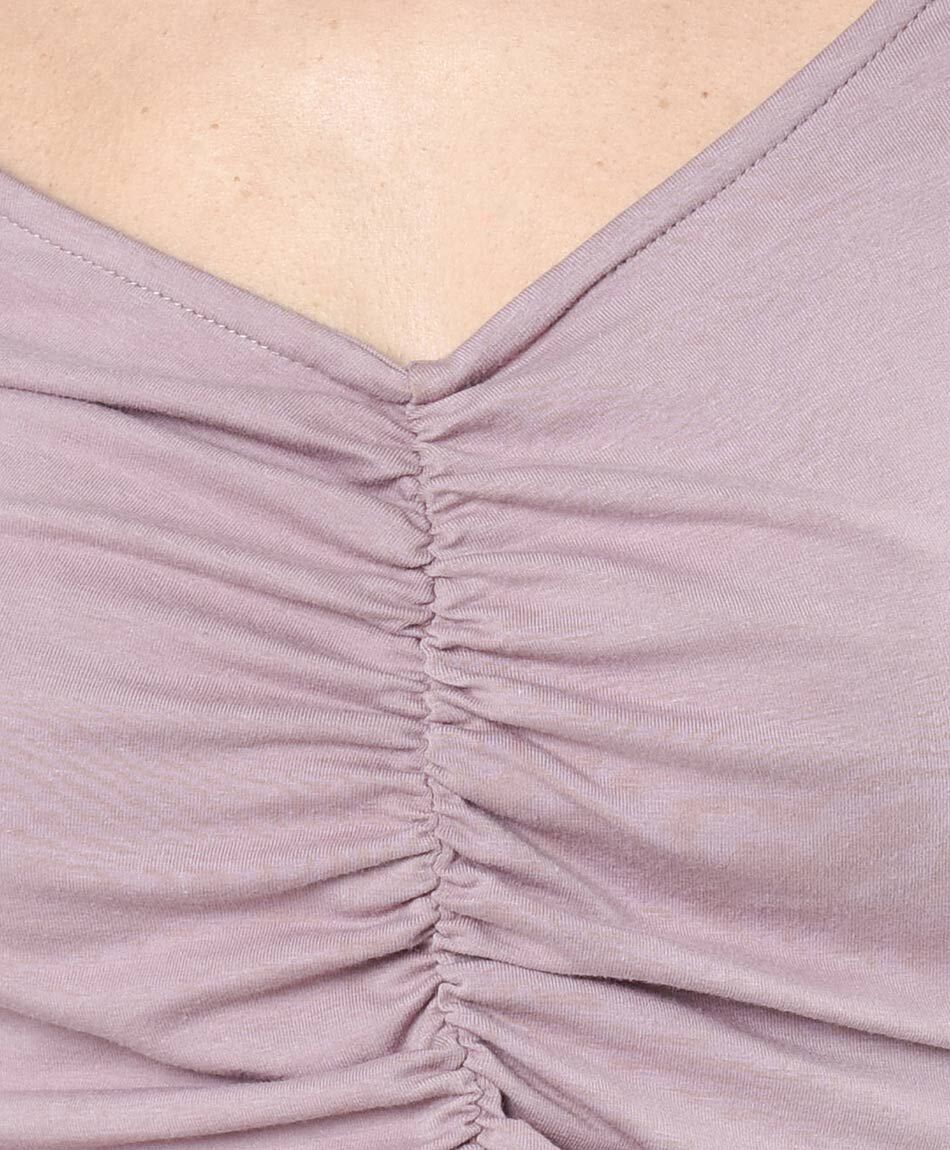 Polera mujer costura elasticada