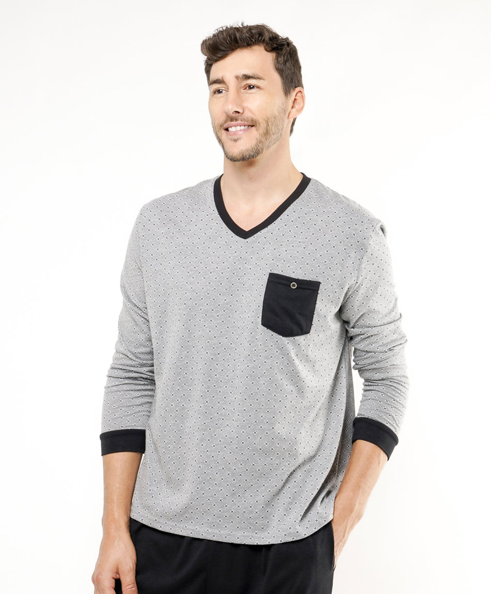 Pijama hombre bolsillo Pijama hombre bolsillo