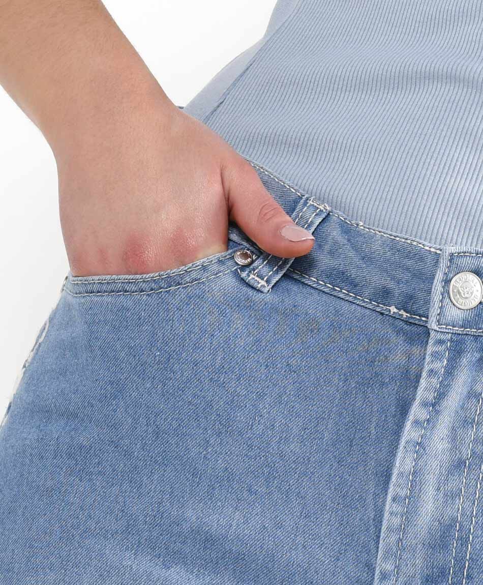 Jeans mujer esencia floreada&nbsp;wide