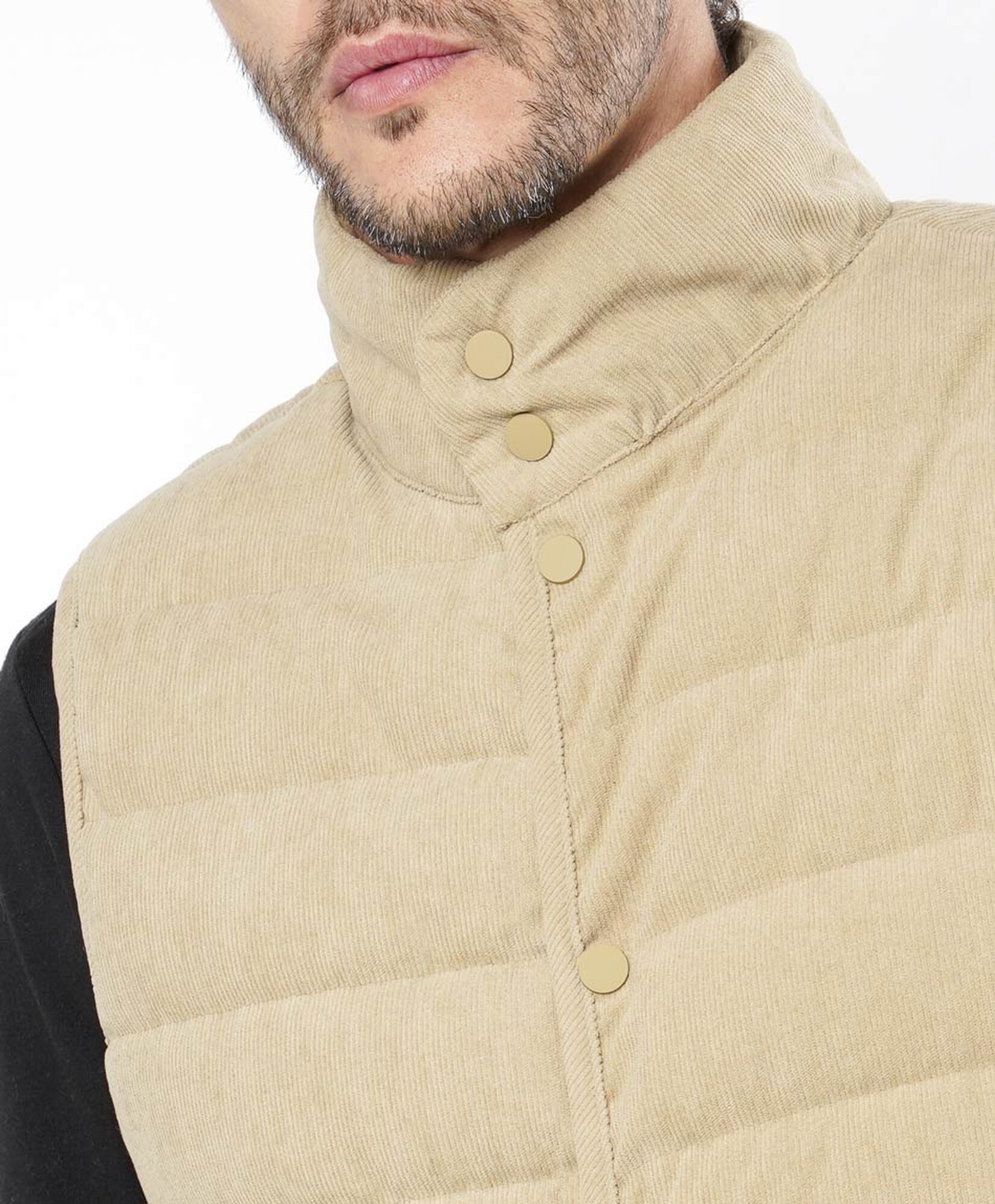 Parka hombre sin mangas corderoy Parka hombre sin mangas corderoy