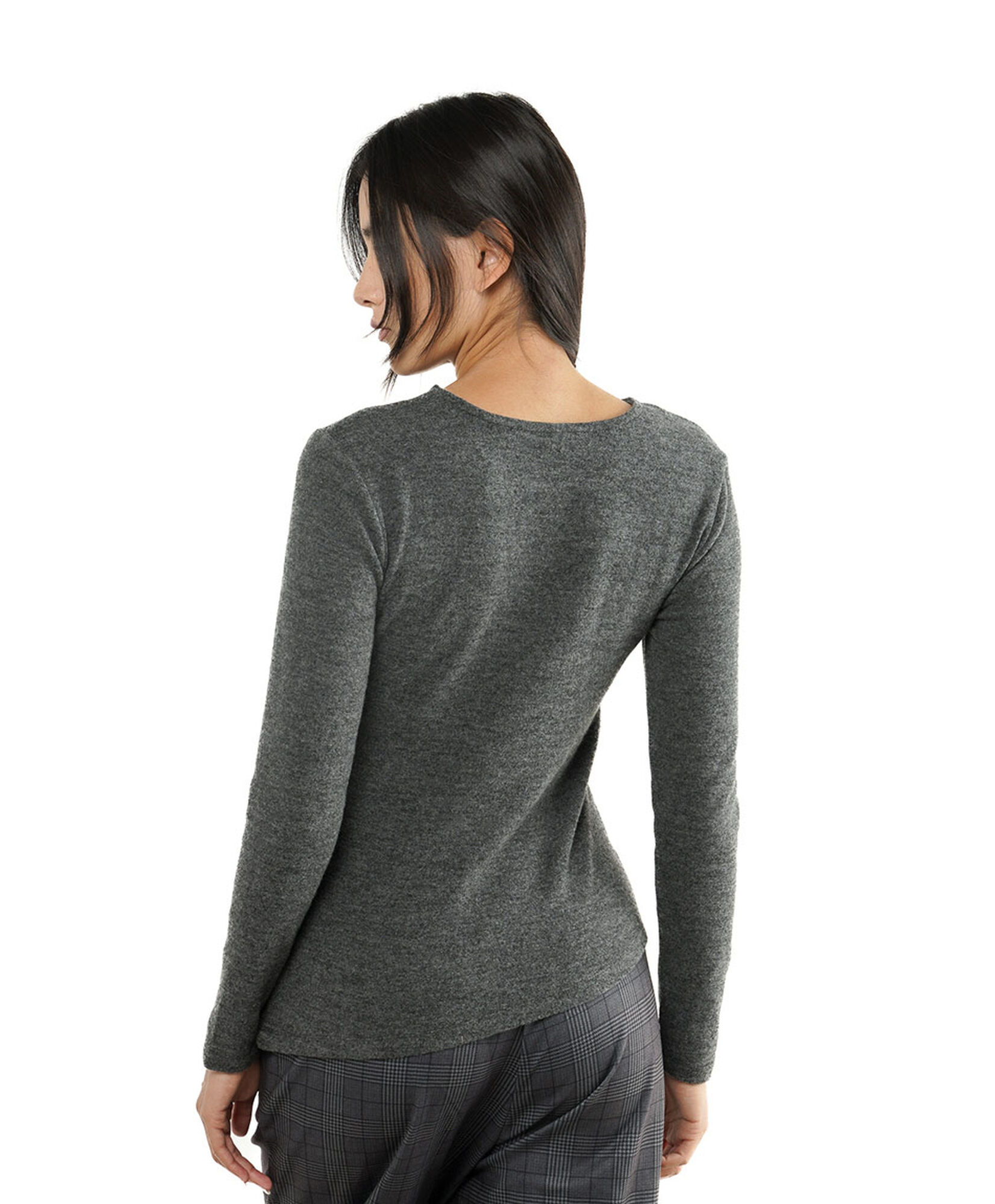 Sweater mujer liso gris Sweater mujer liso gris