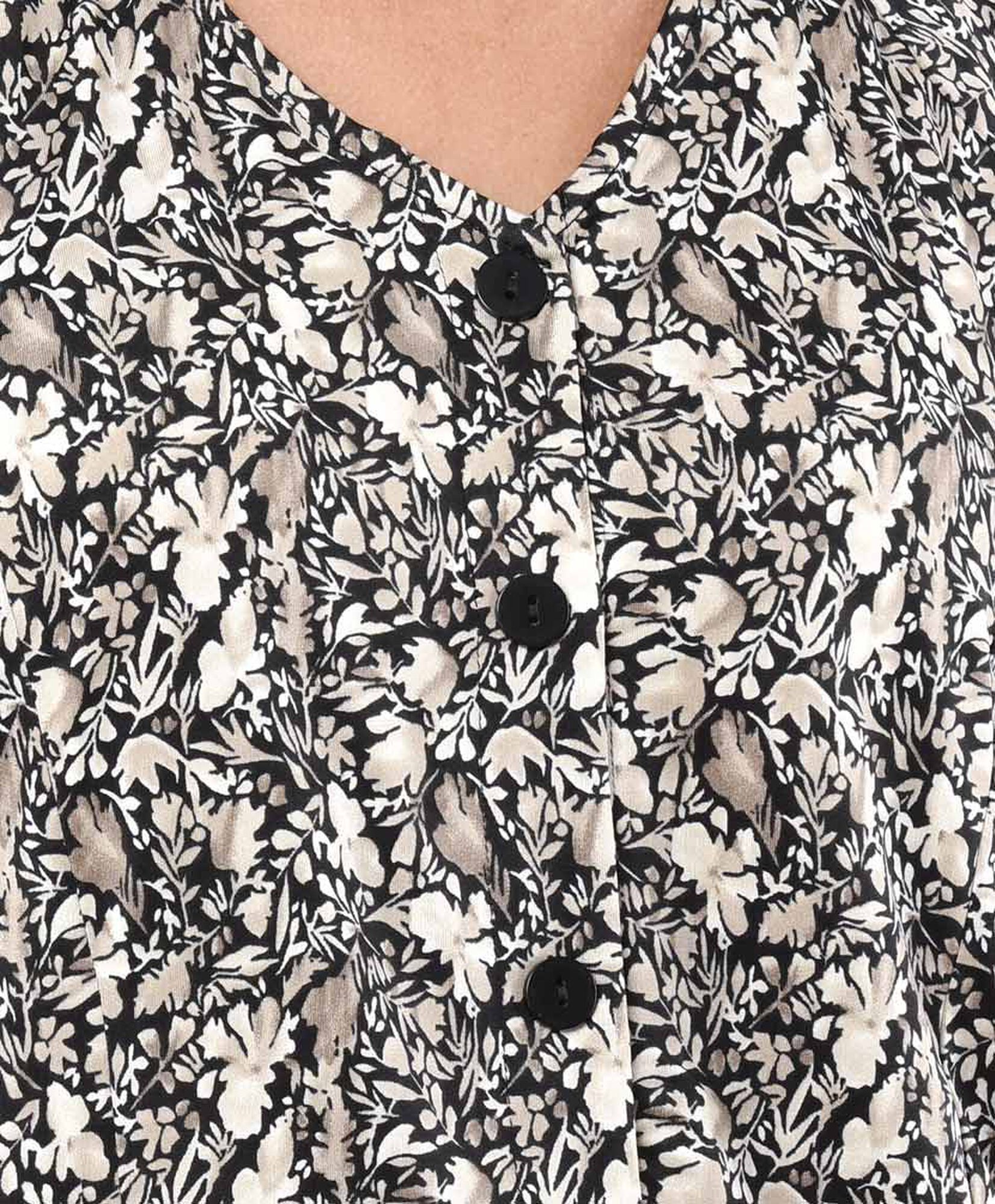 Polera mujer botones print Polera mujer botones print