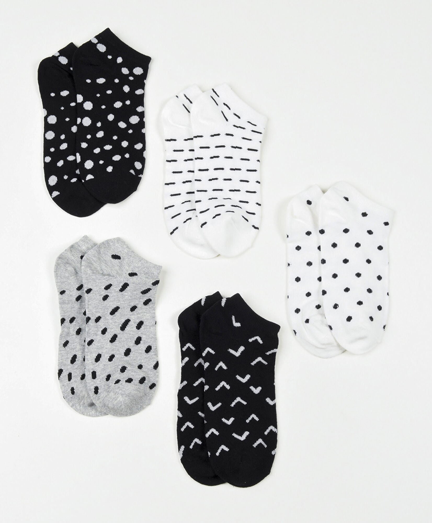 Pack 5 calcetines mujer puntos Pack 5 calcetines mujer puntos