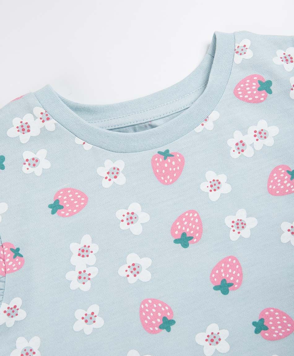 Polera beb&eacute; frutillas