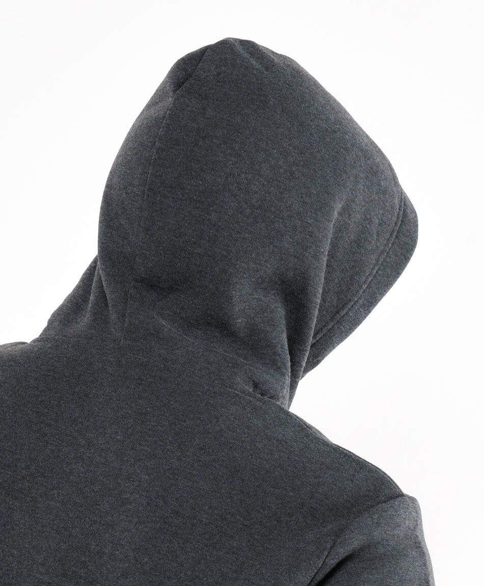 Poler&oacute;n hombre liso capucha