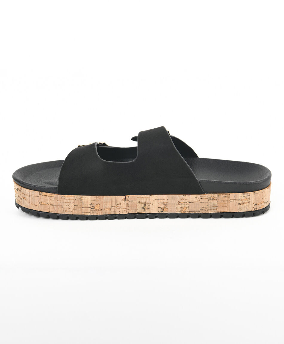 Sandalia mujer hebillas