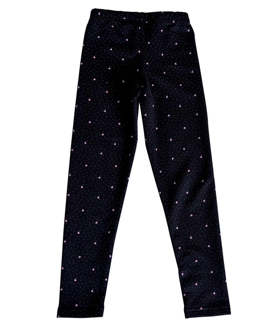 Leggins fleece print