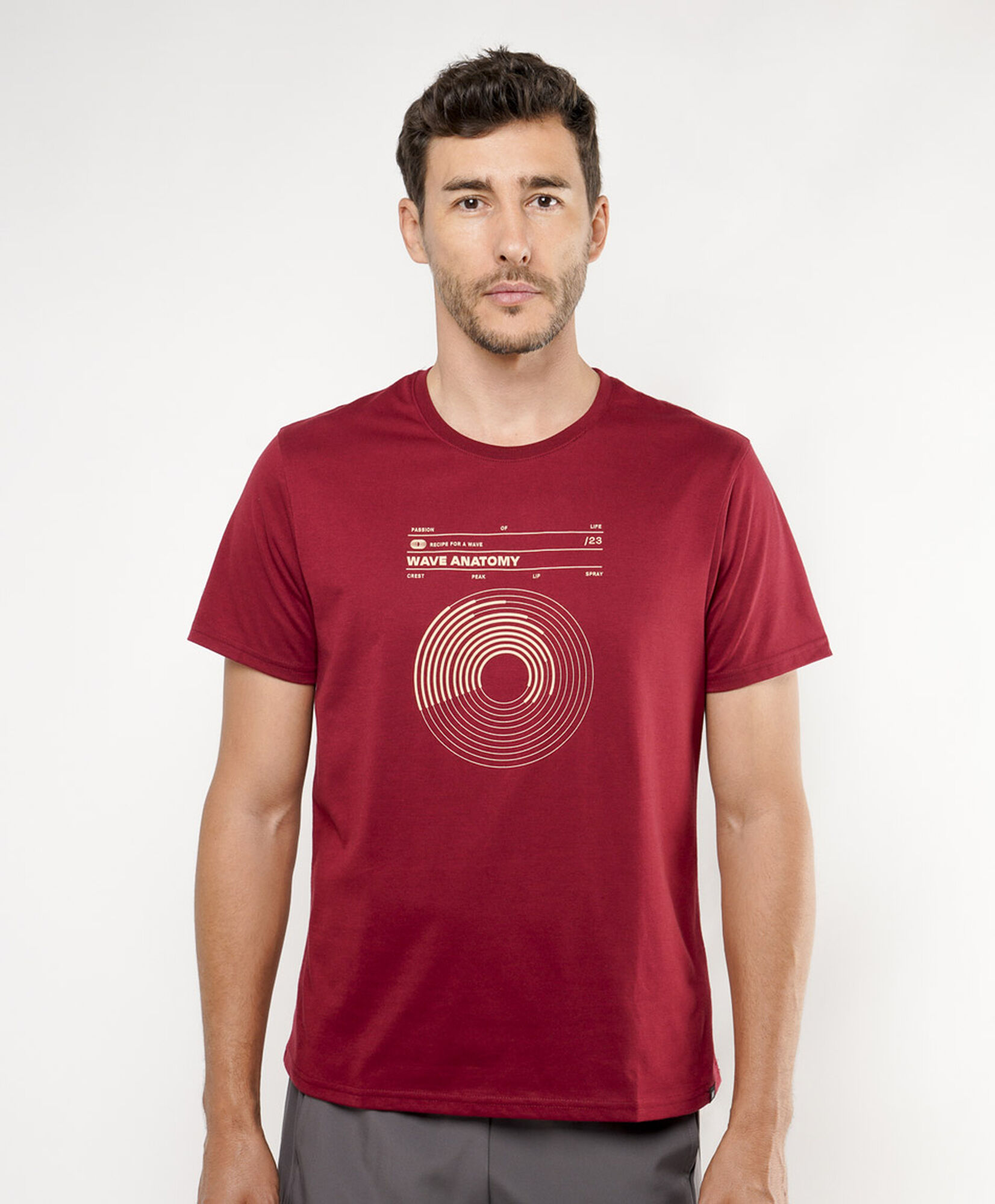 Polera deportiva hombre círculo Polera deportiva hombre círculo