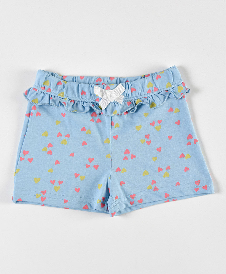 Short bebé vuelo corazones