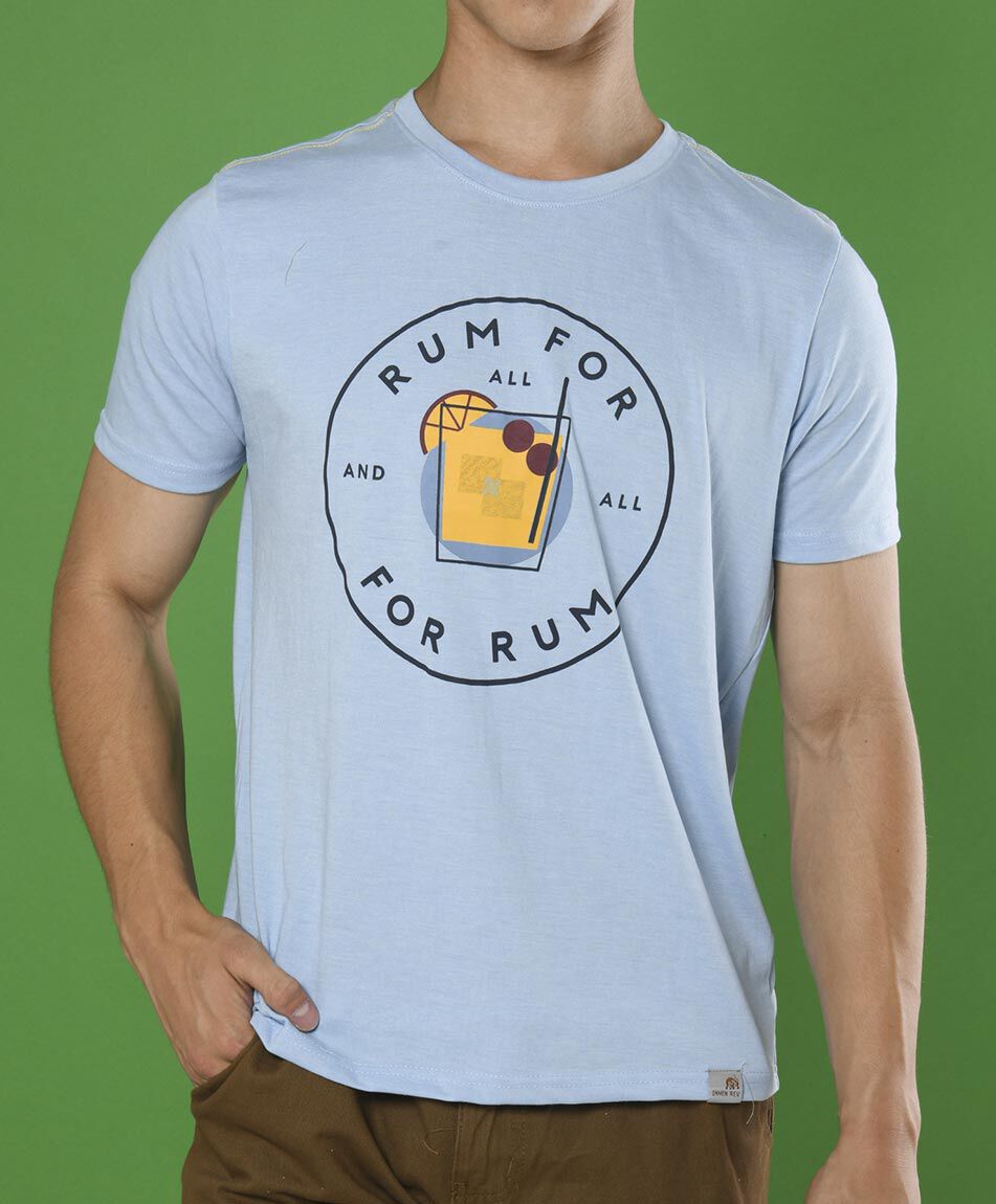 Polera manga corta cuello redondo