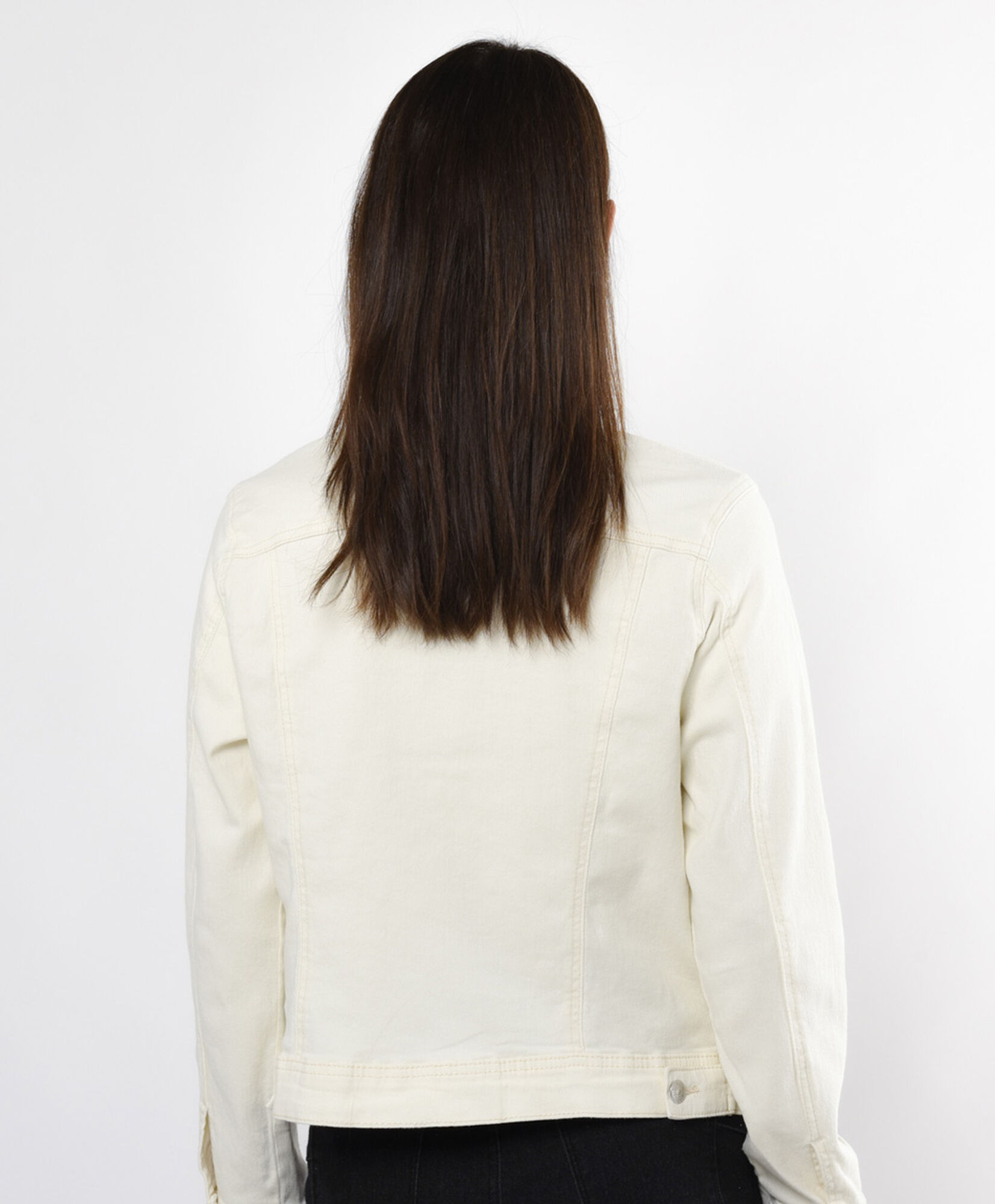 Chaqueta mujer denim beige Chaqueta mujer denim beige