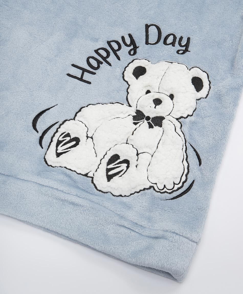 Pijama mujer coral osito