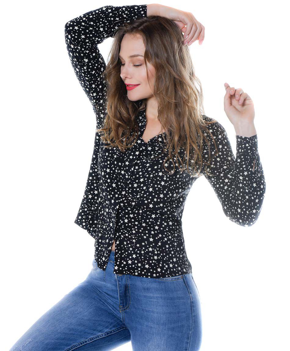 Blusa estampada estrellitas