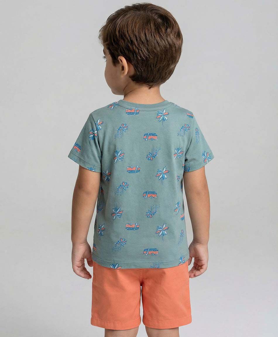 Polera beb&eacute; combi