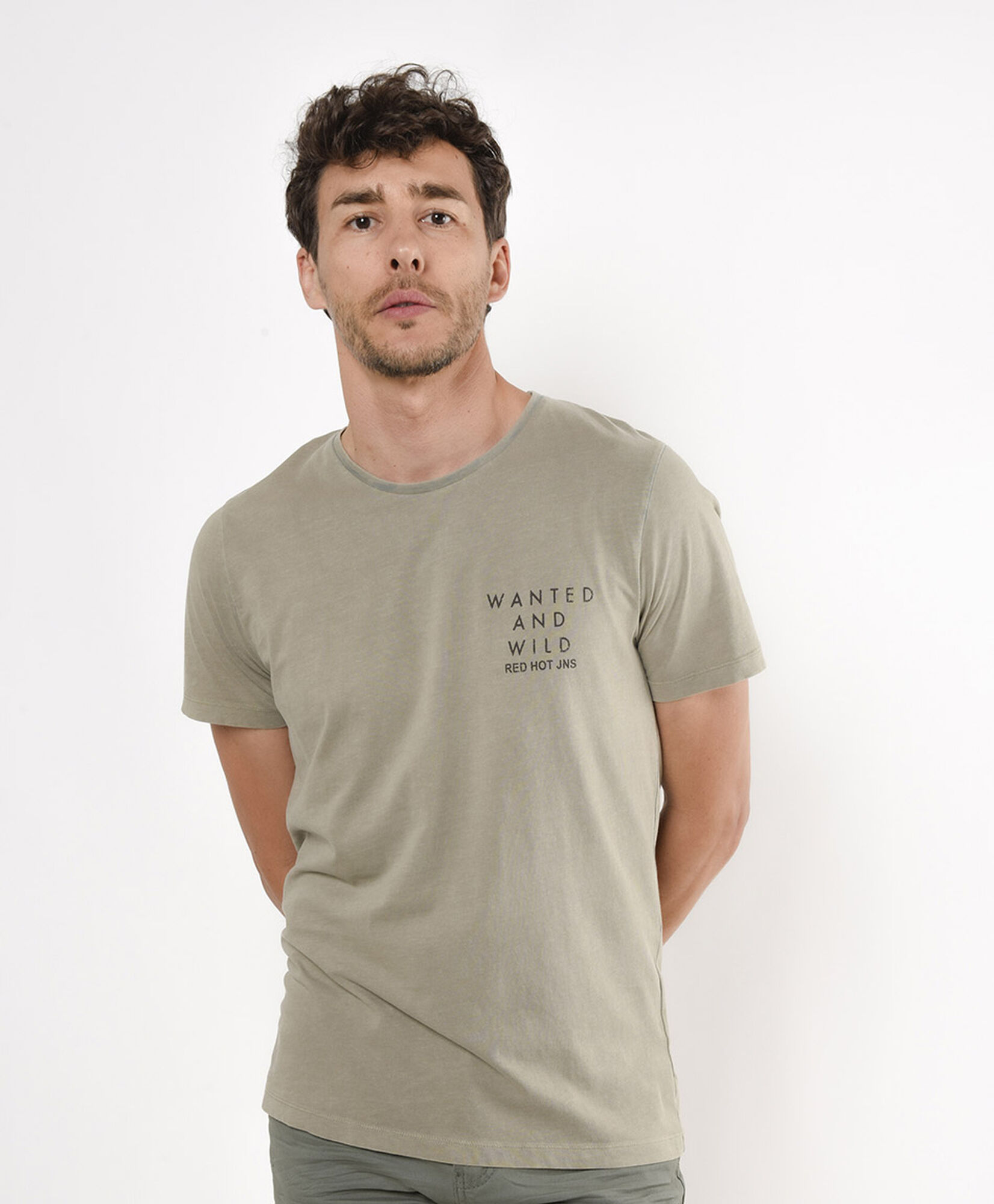 Polera hombre estampado tigres Polera hombre estampado tigres