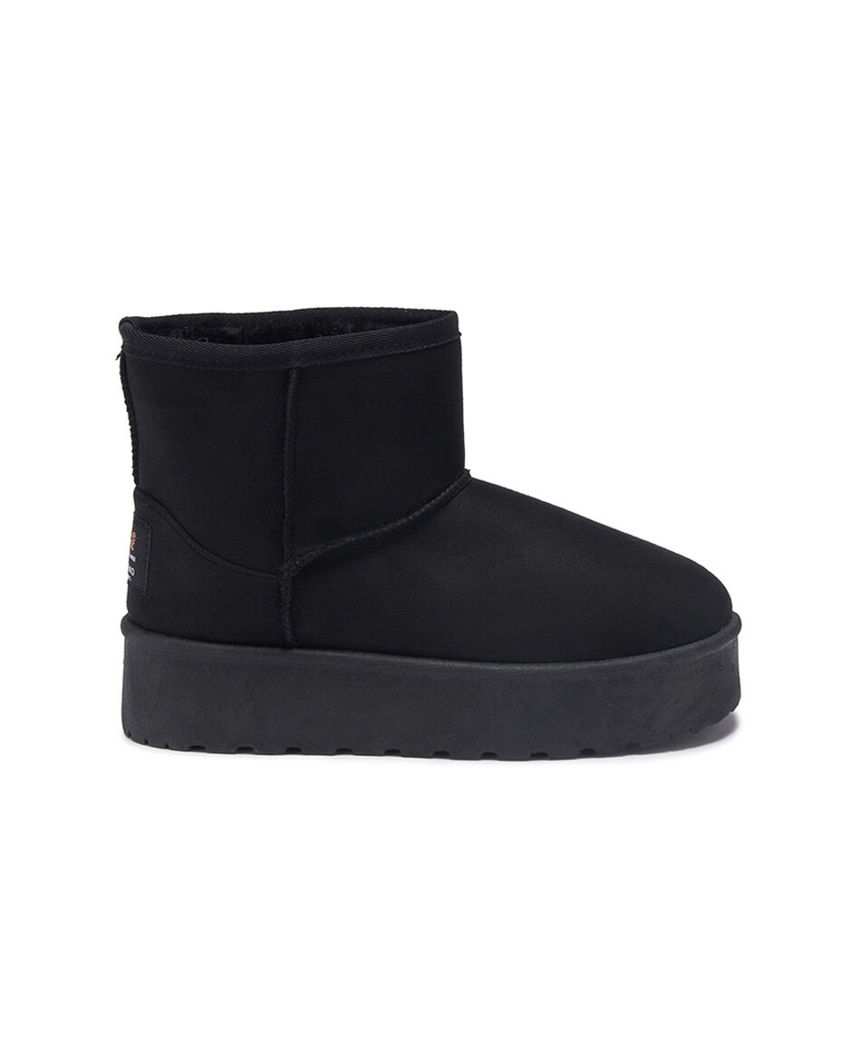Bota mujer comfy corta black