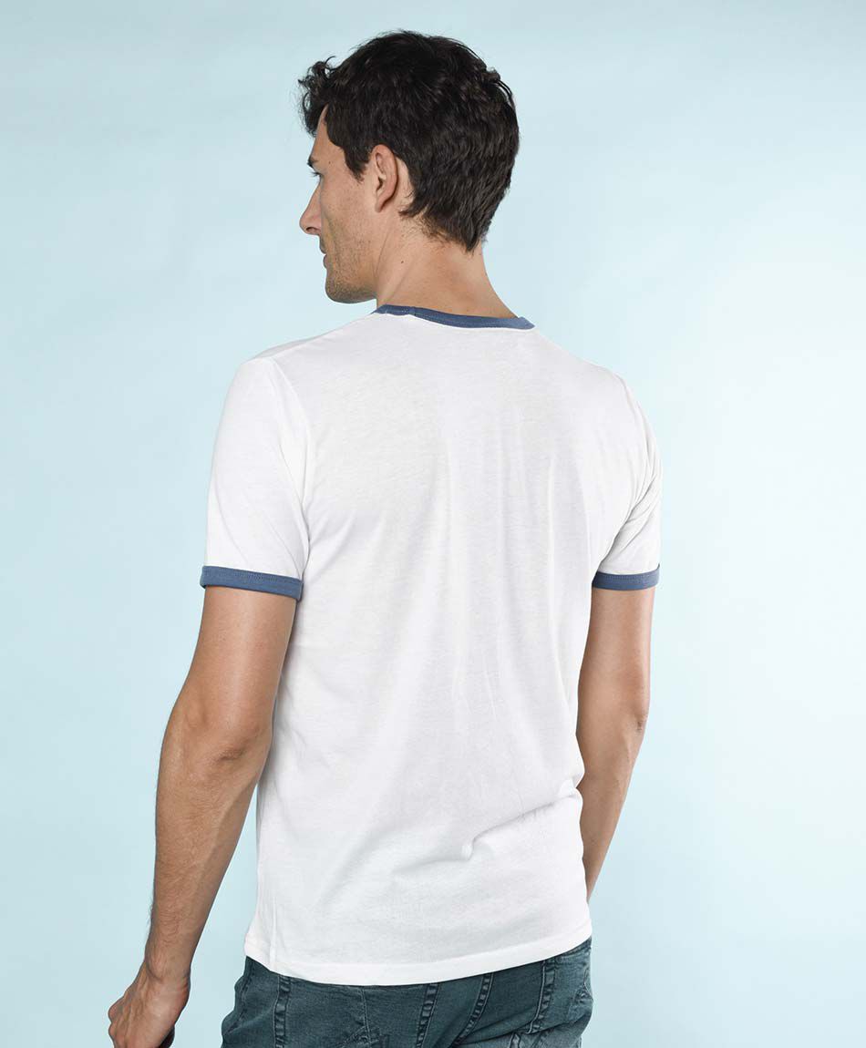 Polera manga corta cuello redondo