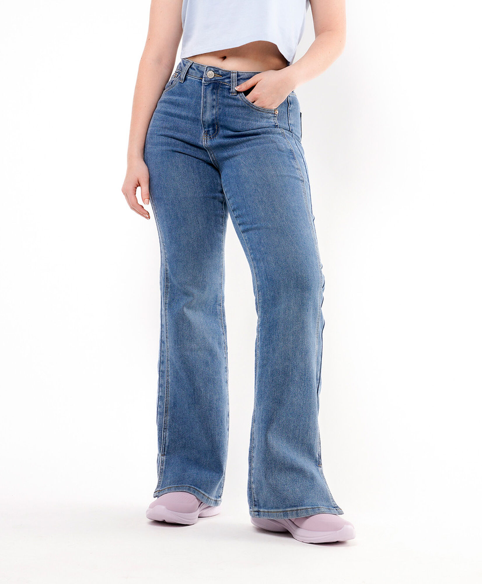 Jeans mujer corte basta wide Jeans mujer corte basta wide