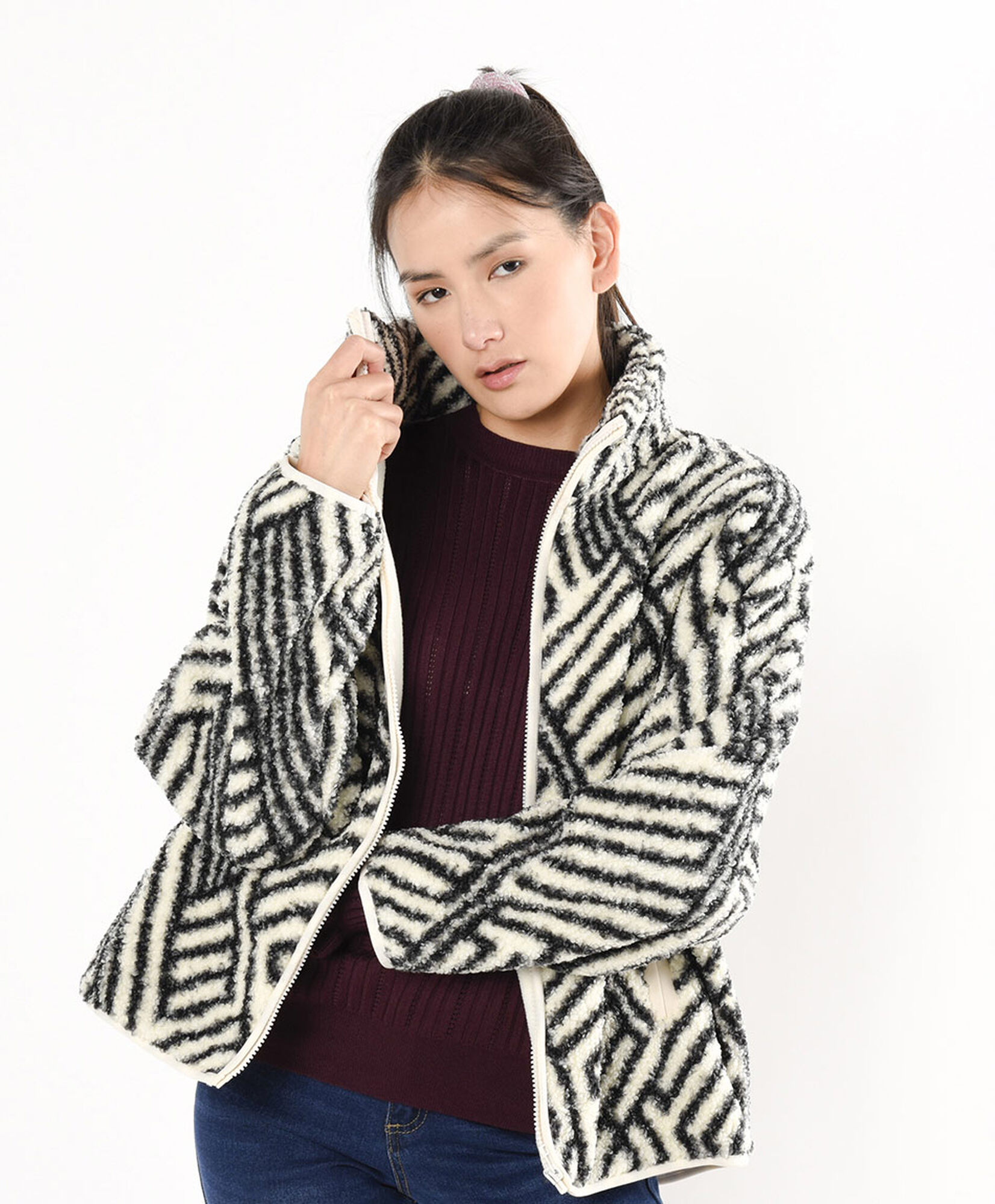 Chaqueta mujer bicolor Chaqueta mujer bicolor