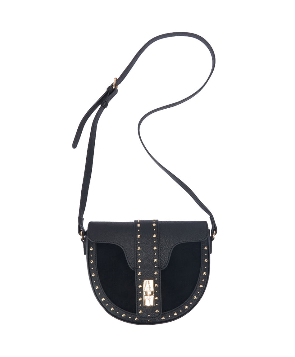 Bandolera mujer tachas doradas