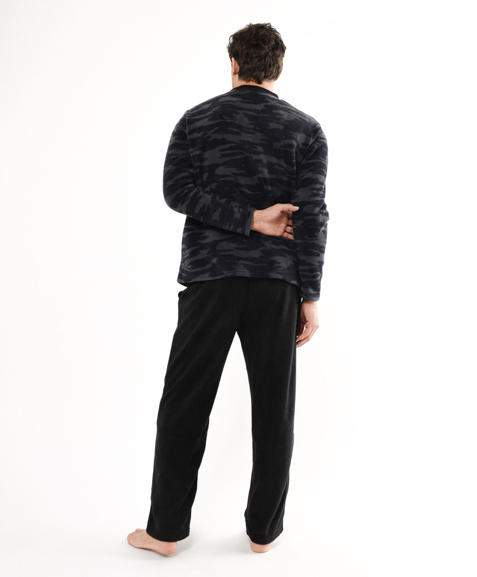Pijama hombre polar camuflaje Pijama hombre polar camuflaje