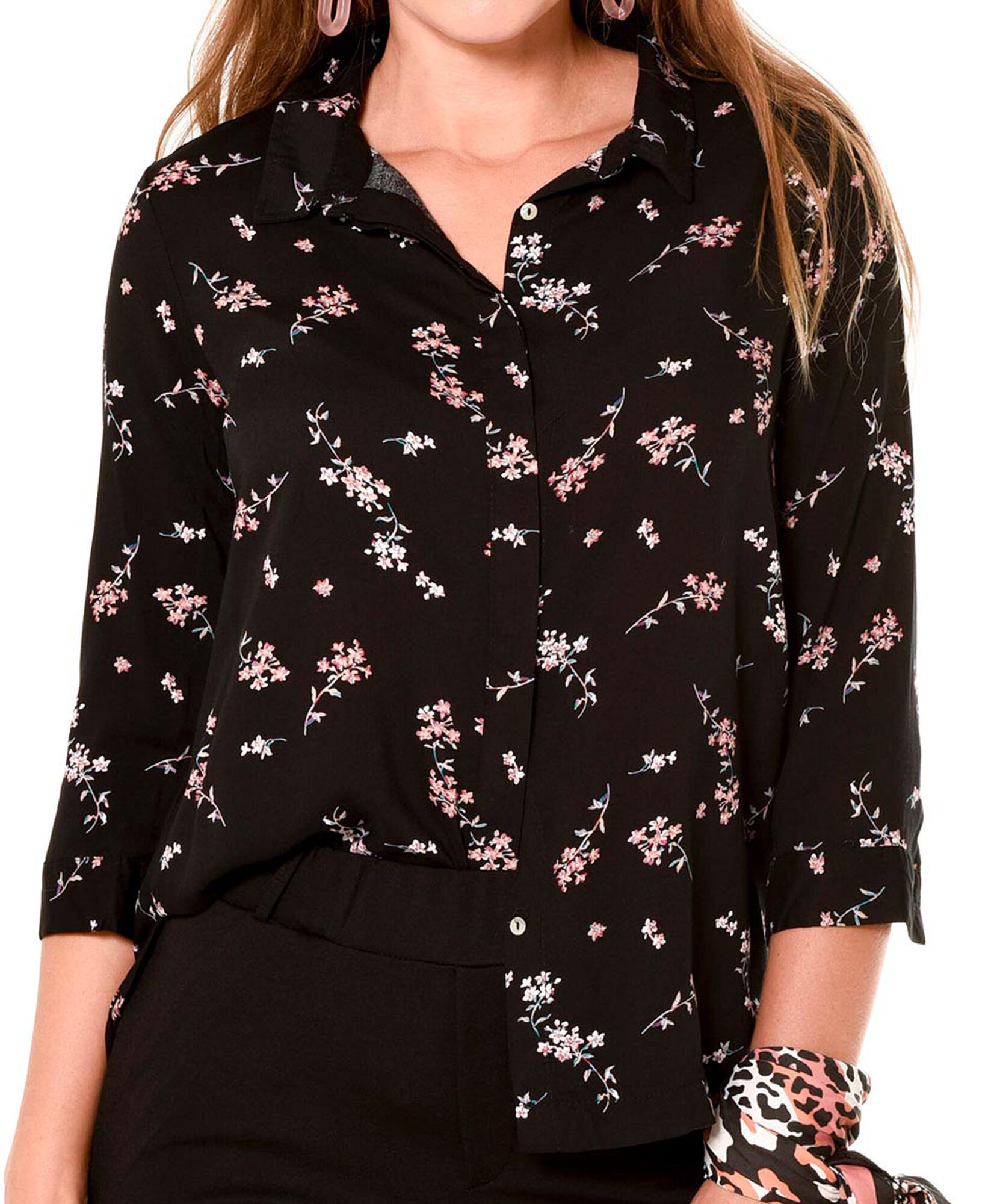 Blusa camisera estampada Blusa camisera estampada