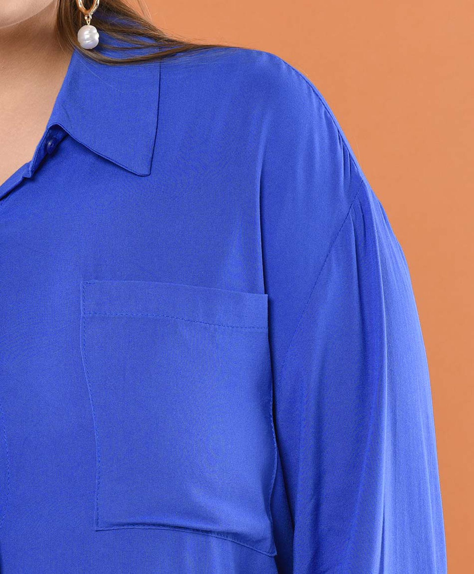 Blusa mujer clásica bolsillo Blusa mujer clásica bolsillo