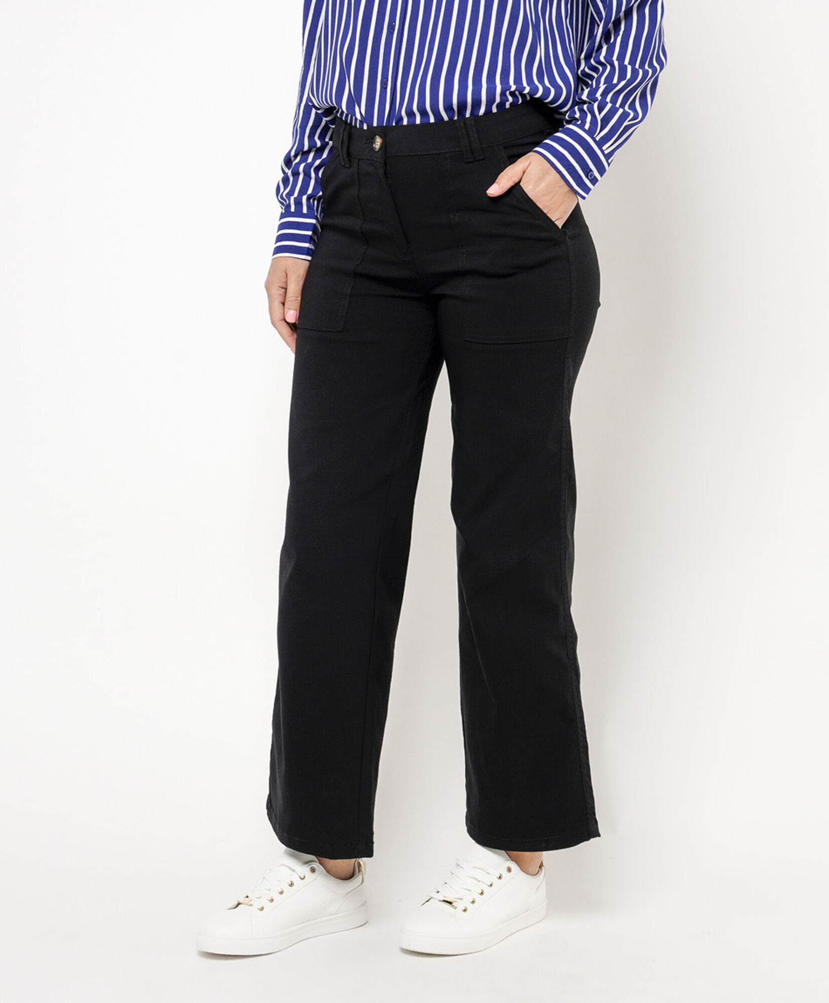 Pantalón mujer bolsillos straight Pantalón mujer bolsillos straight