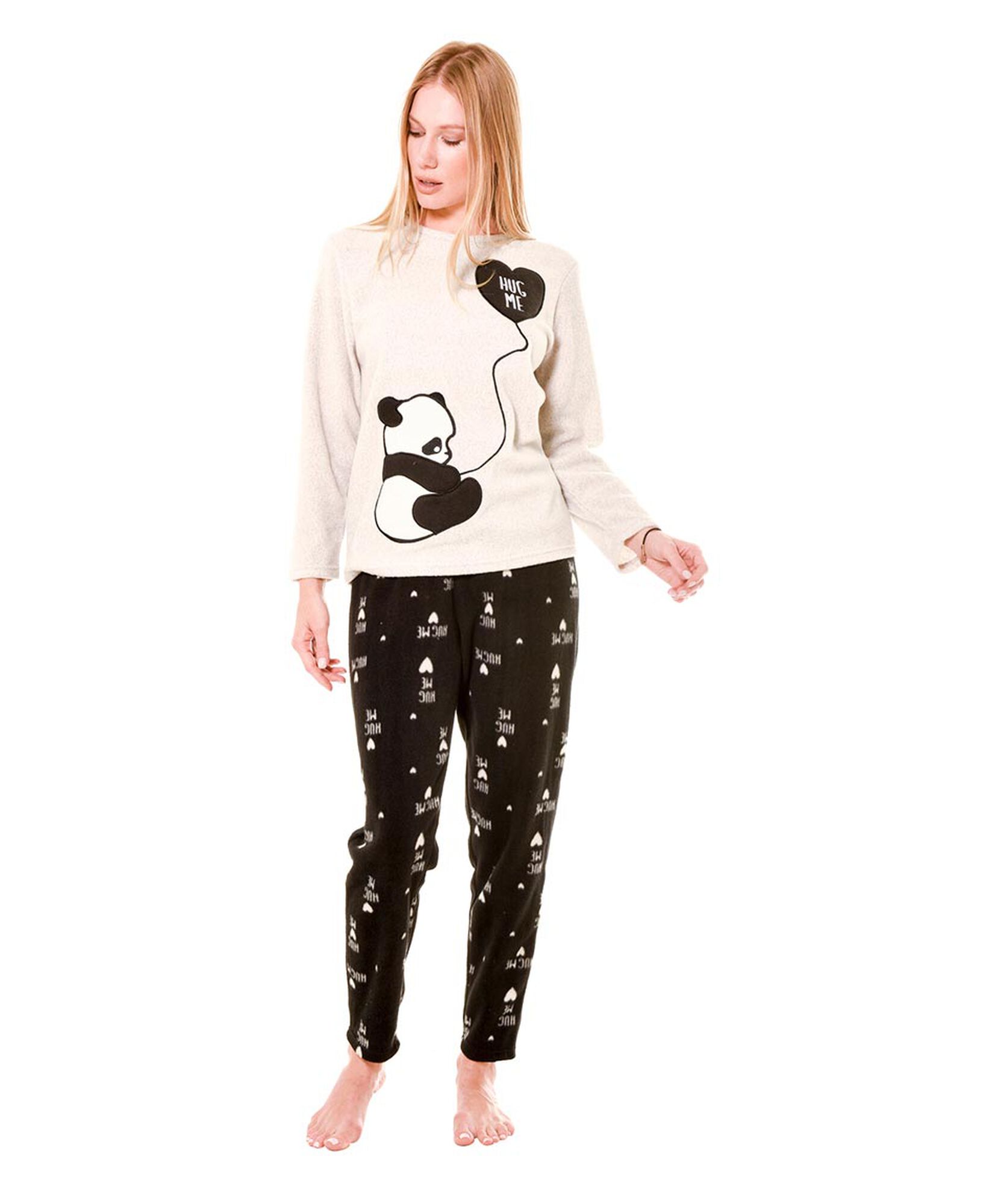 Pijama polar panda Pijama polar panda