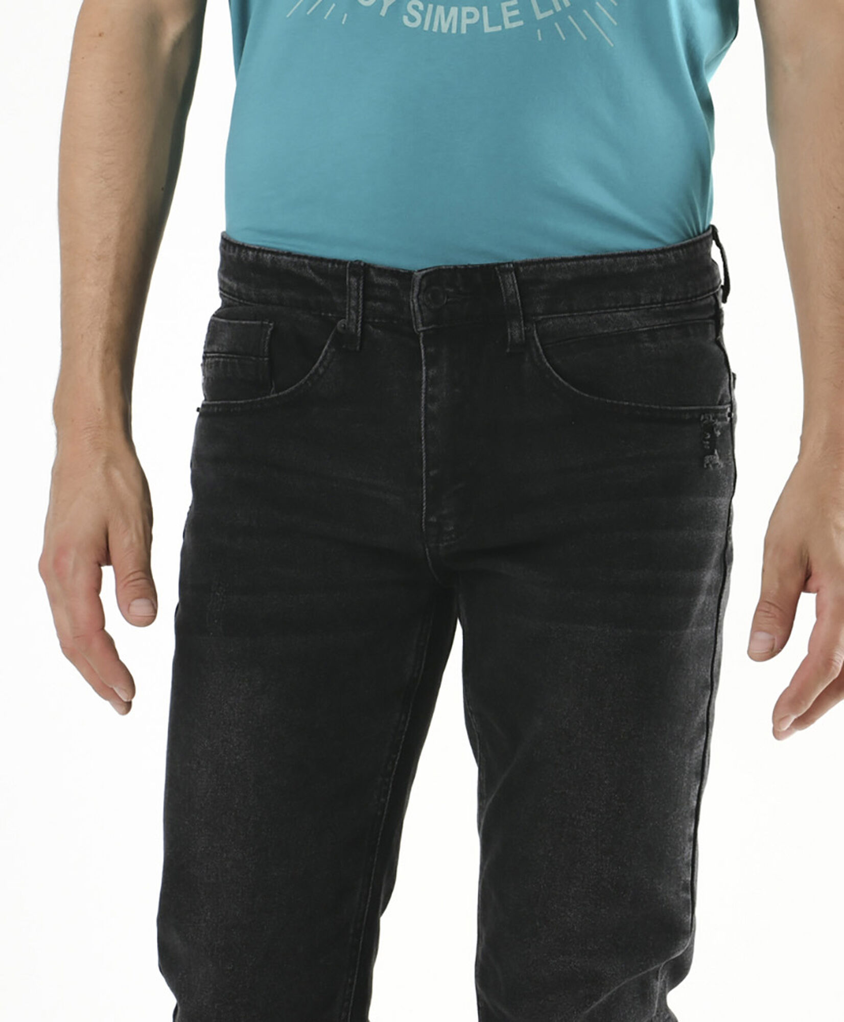 Jeans hombre super skinny fit negro Jeans hombre super skinny fit negro
