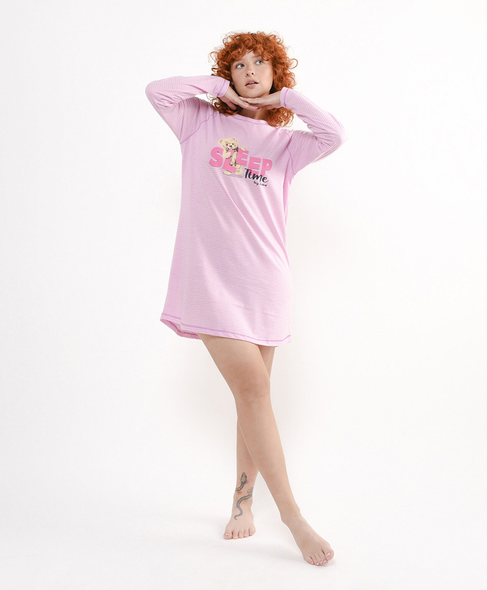 Camisola mujer osito manga larga Camisola mujer osito manga larga