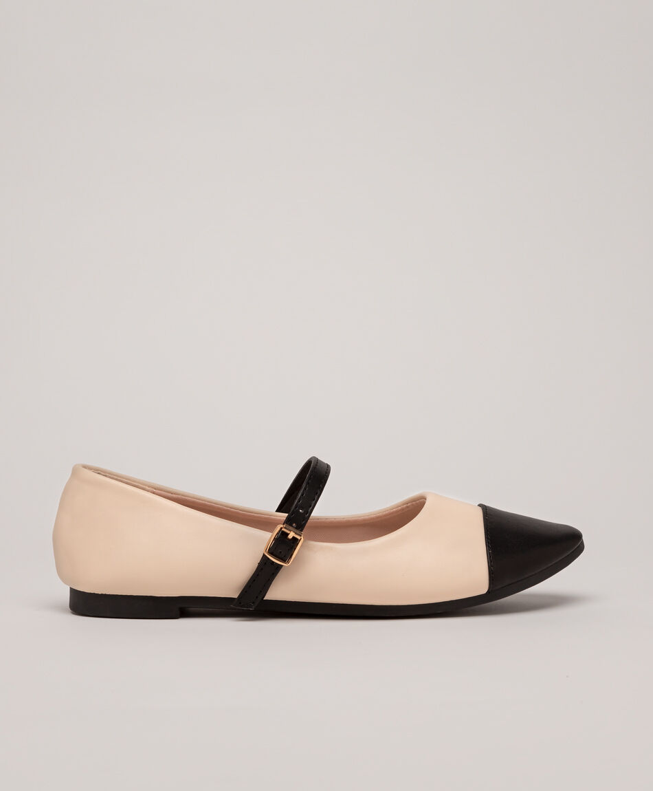 Ballerina mujer bicolor mary jane