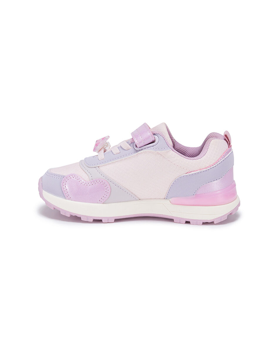 Zapatilla infantil (26 a 31) retro tornasol
