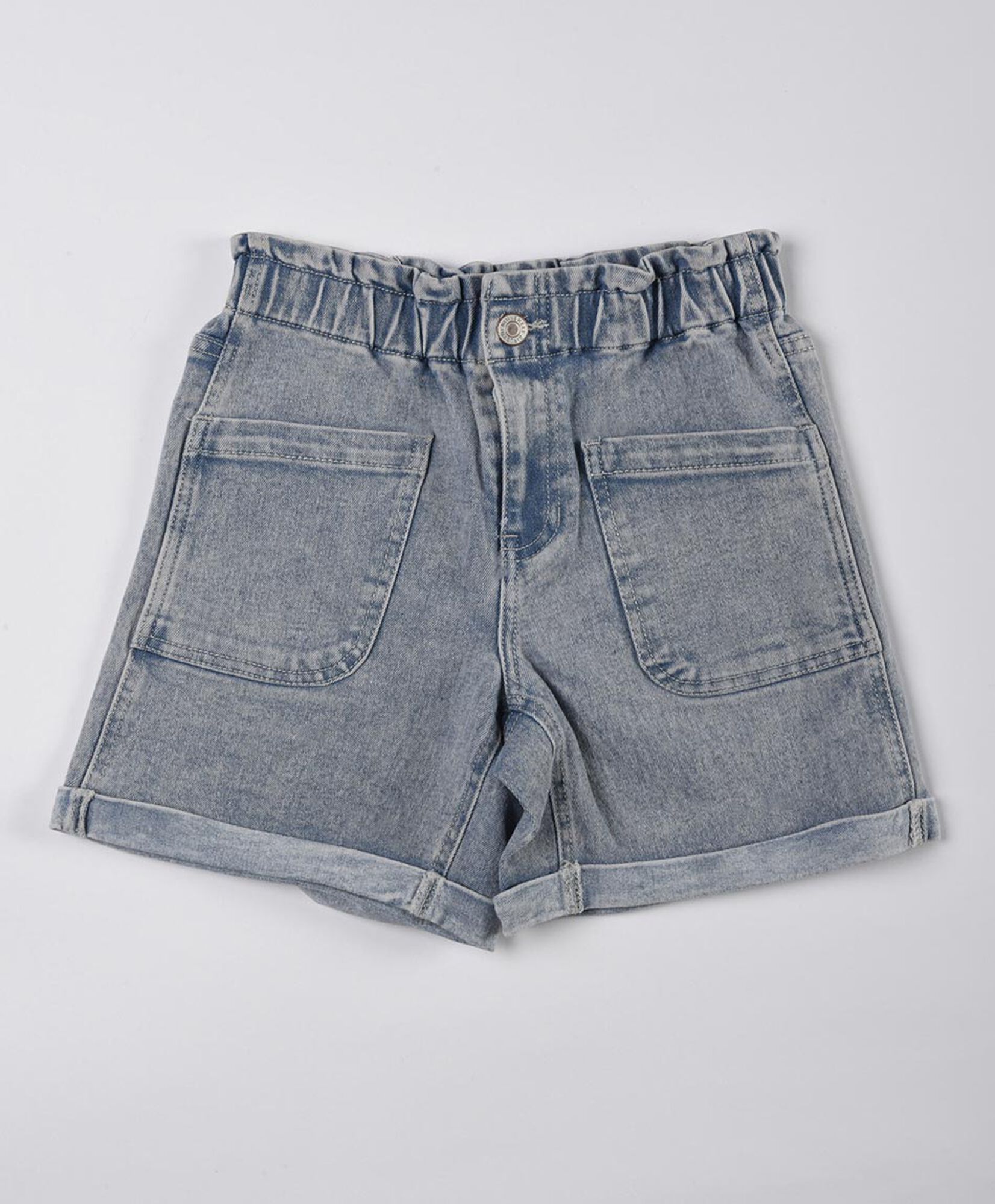 Short niña denim bolsillos Short niña denim bolsillos