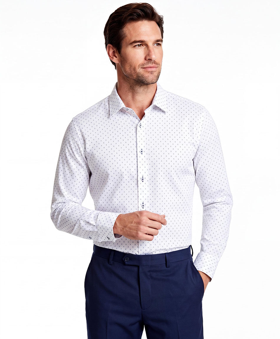 Camisa hombre manga larga dise&ntilde;o flecha