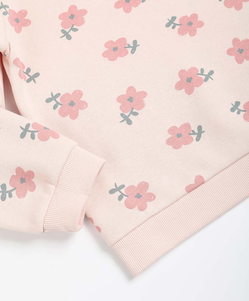 Poler&oacute;n beb&eacute; dise&ntilde;o florcitas