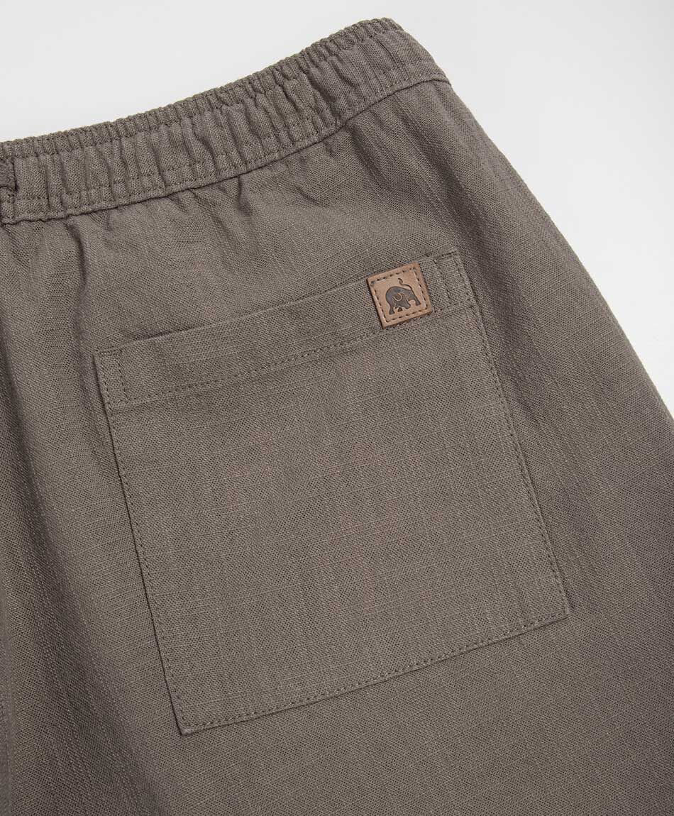 Short hombre caf&eacute; algod&oacute;n