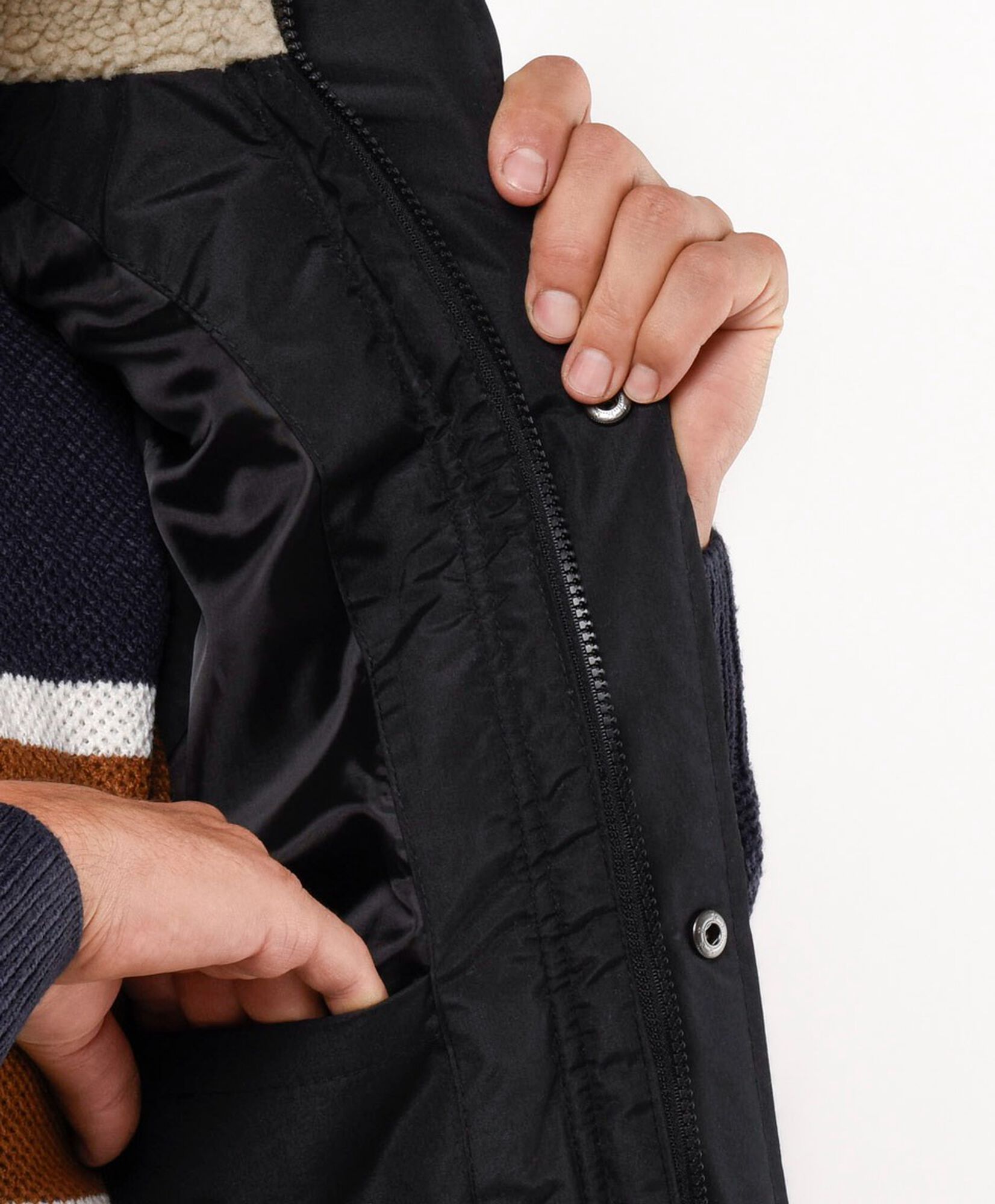 Parka hombre sin mangas mix Parka hombre sin mangas mix