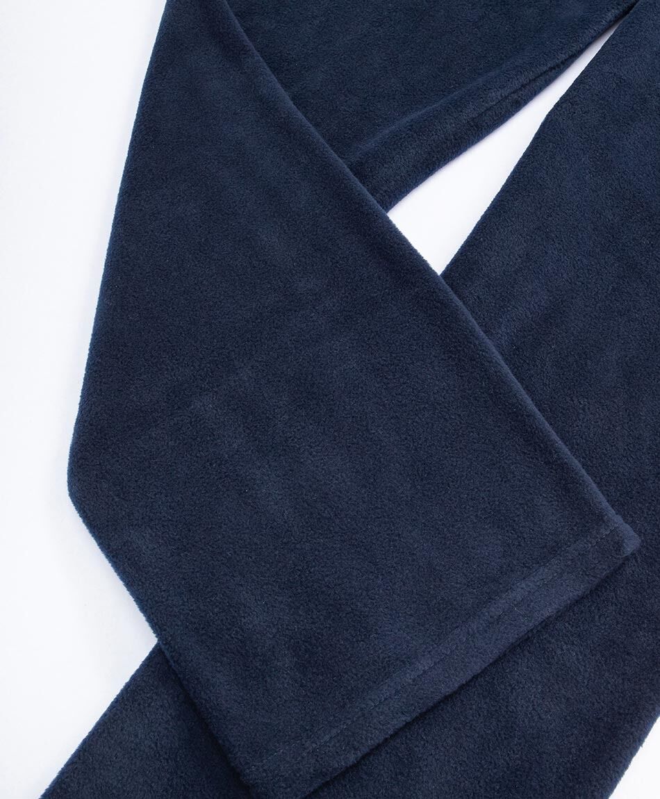 Pijama hombre polar l&iacute;neas rojas