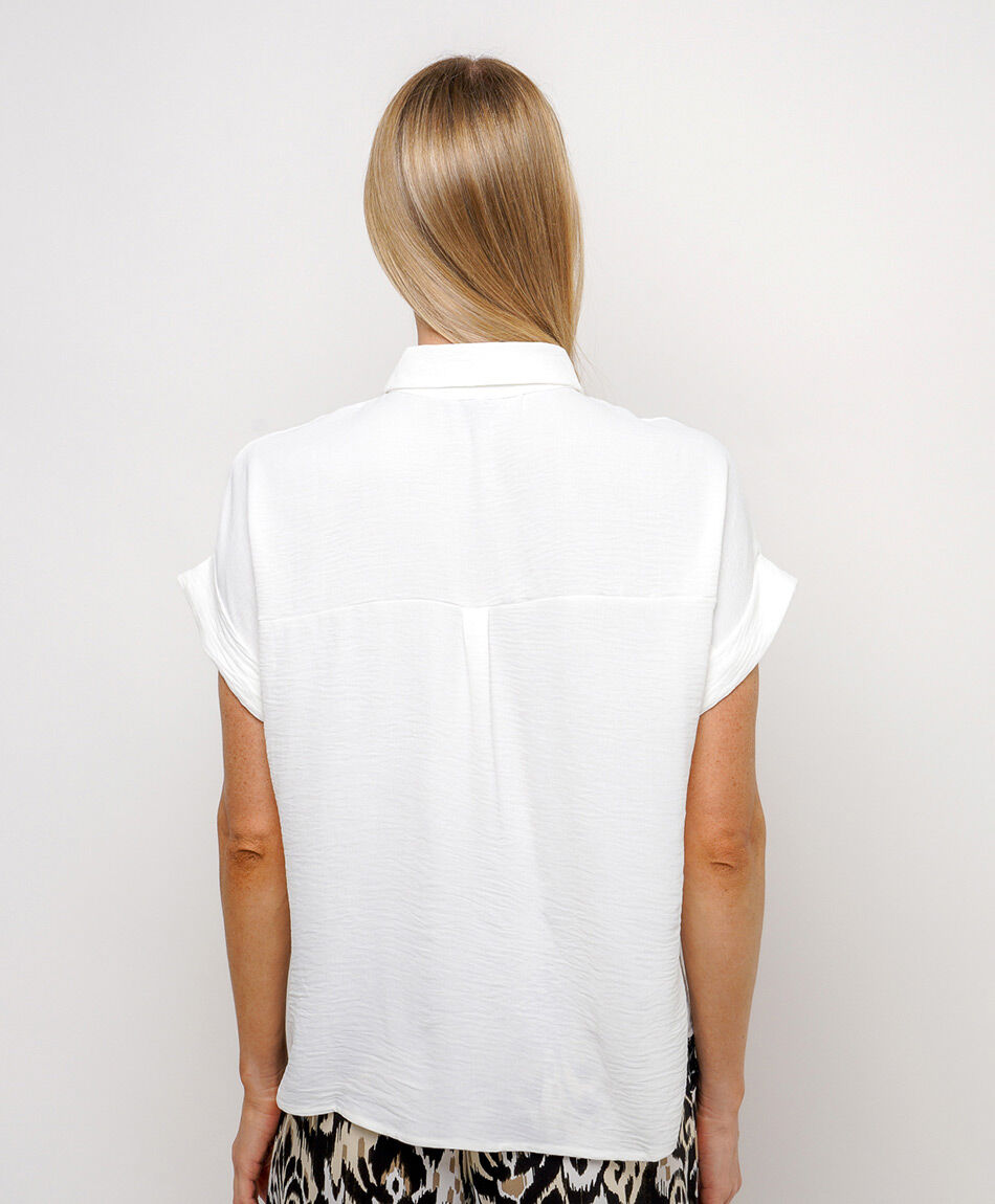 Blusa mujer bolsillo doble