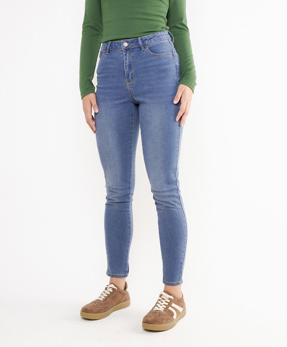 Jeans mujer skinny fit cl&aacute;sico