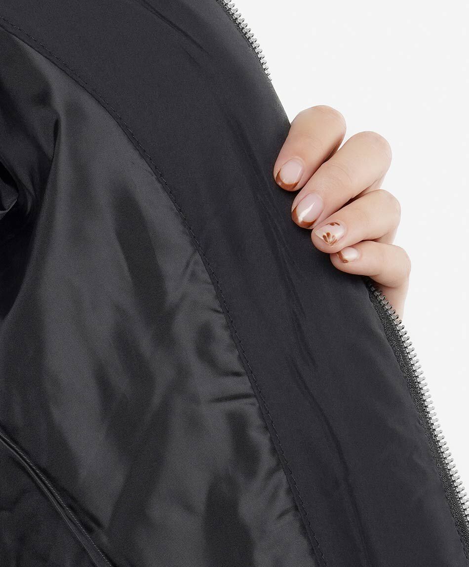 Parka mujer costuras verticales