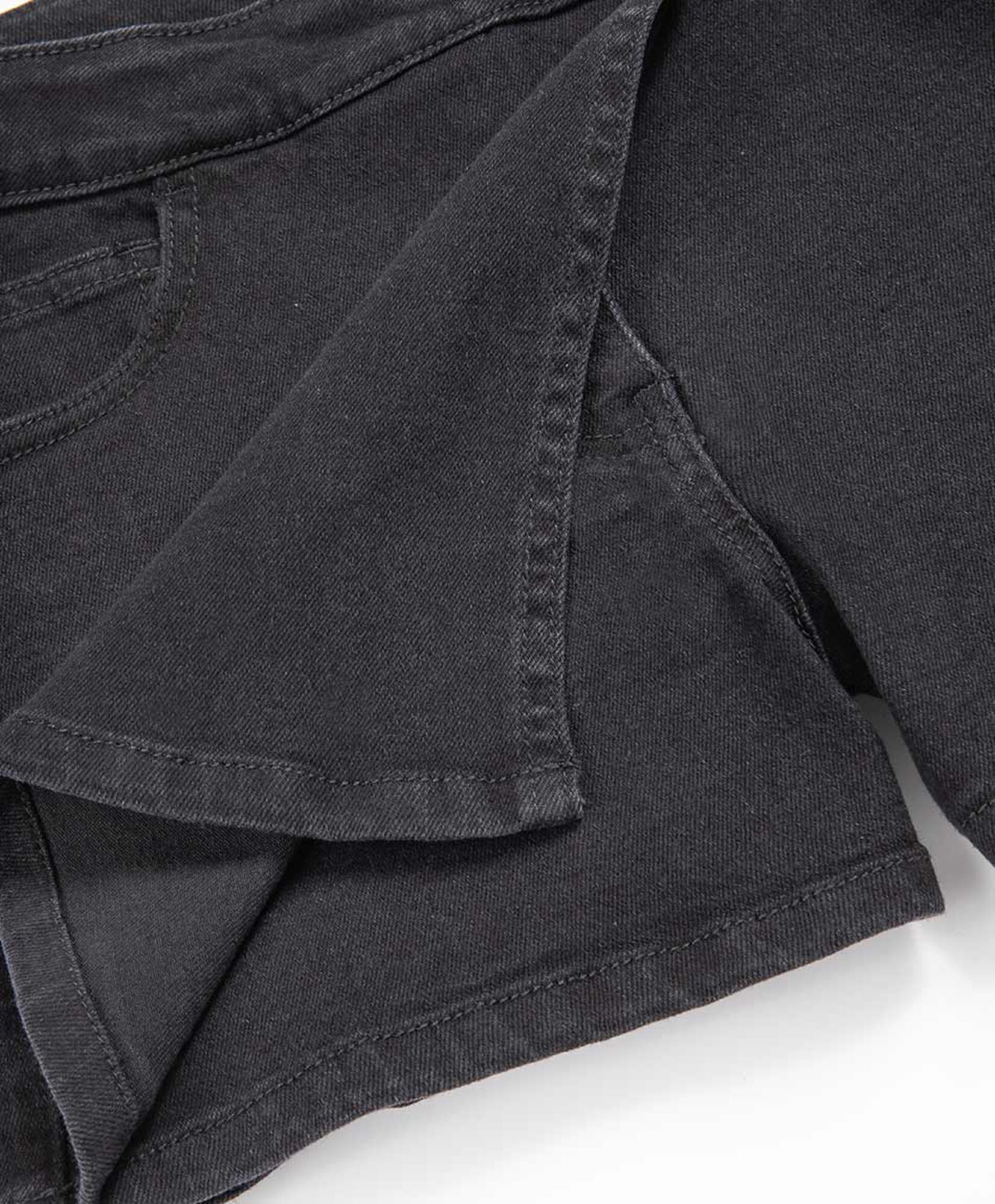 Short niña falda denim black Short niña falda denim black