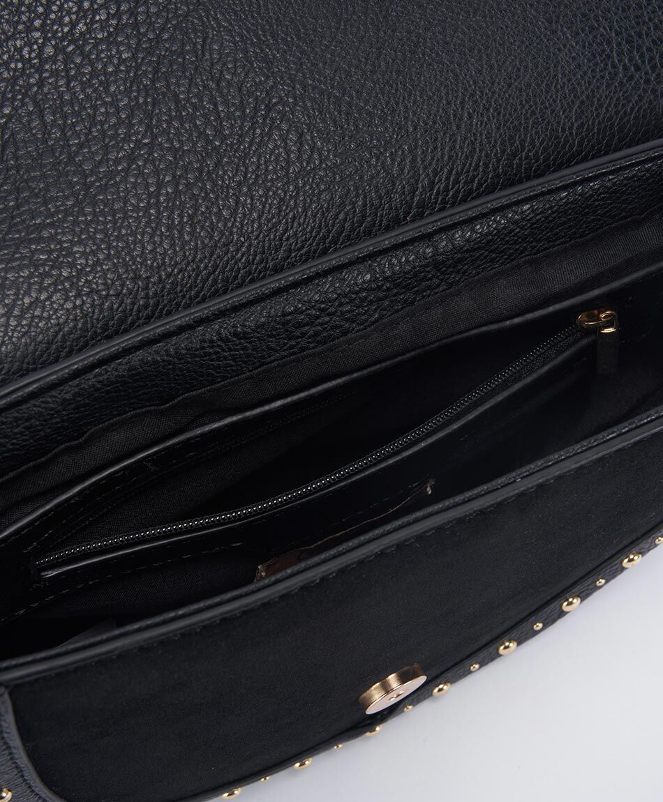 Bandolera mujer tachas doradas