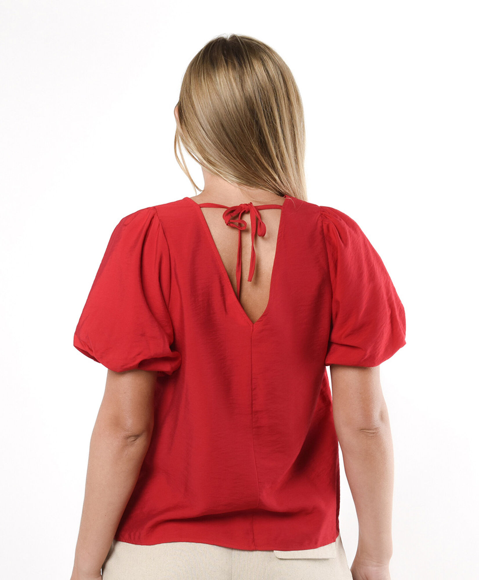 Blusa mujer lazo en espalda Blusa mujer lazo en espalda