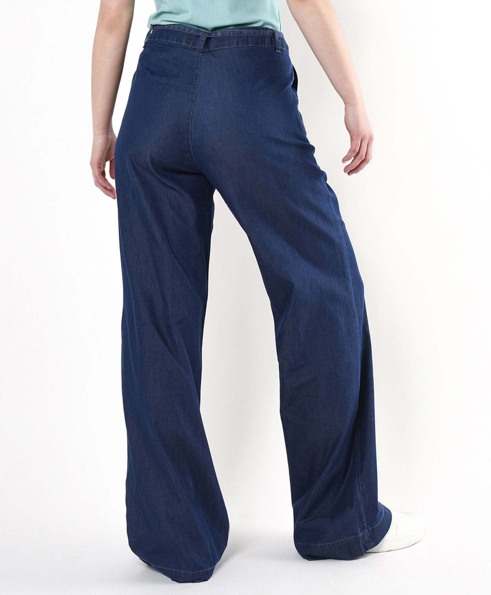 Pantalón mujer denim wide Pantalón mujer denim wide