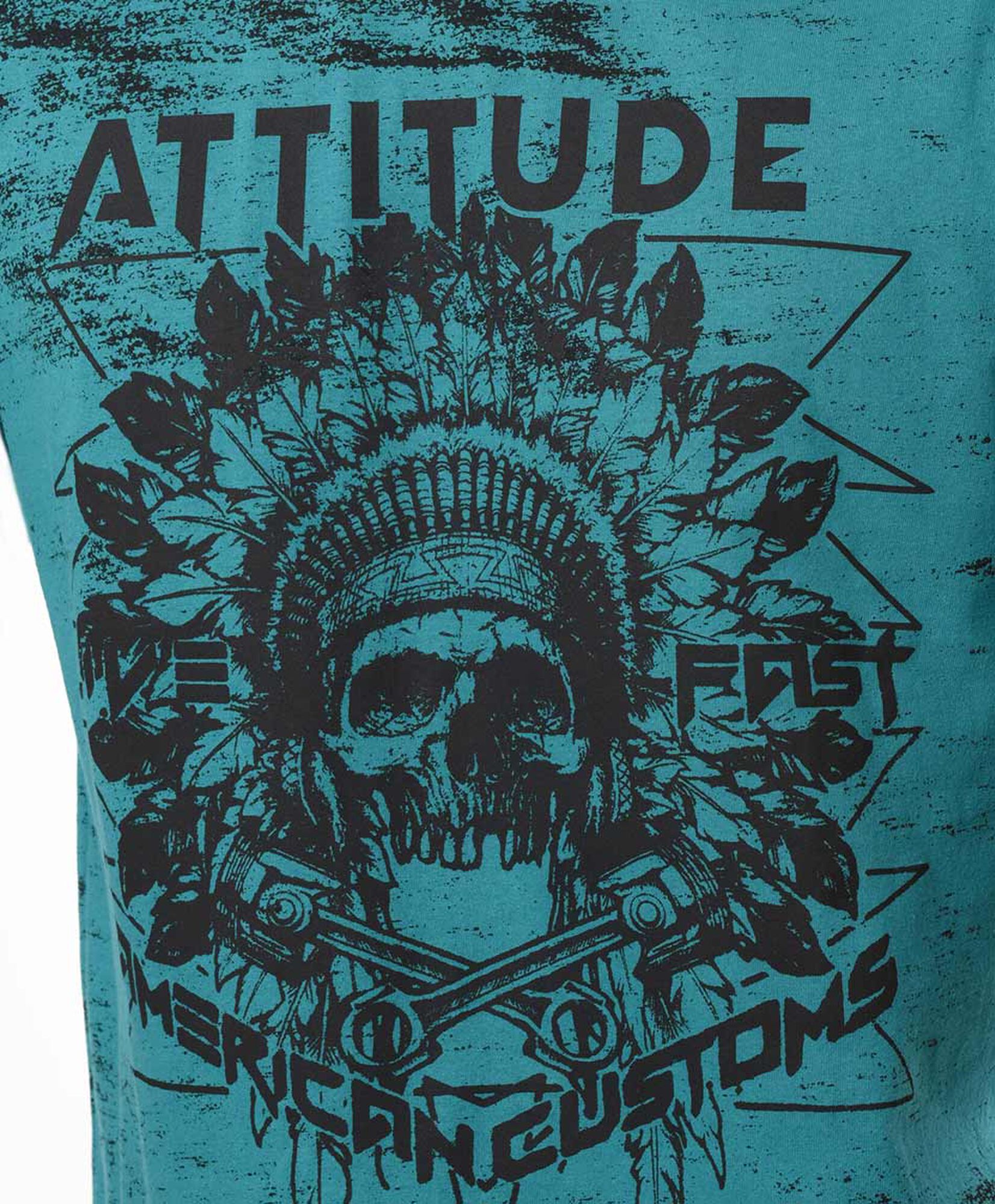 Polera hombre estampado attitude Polera hombre estampado attitude