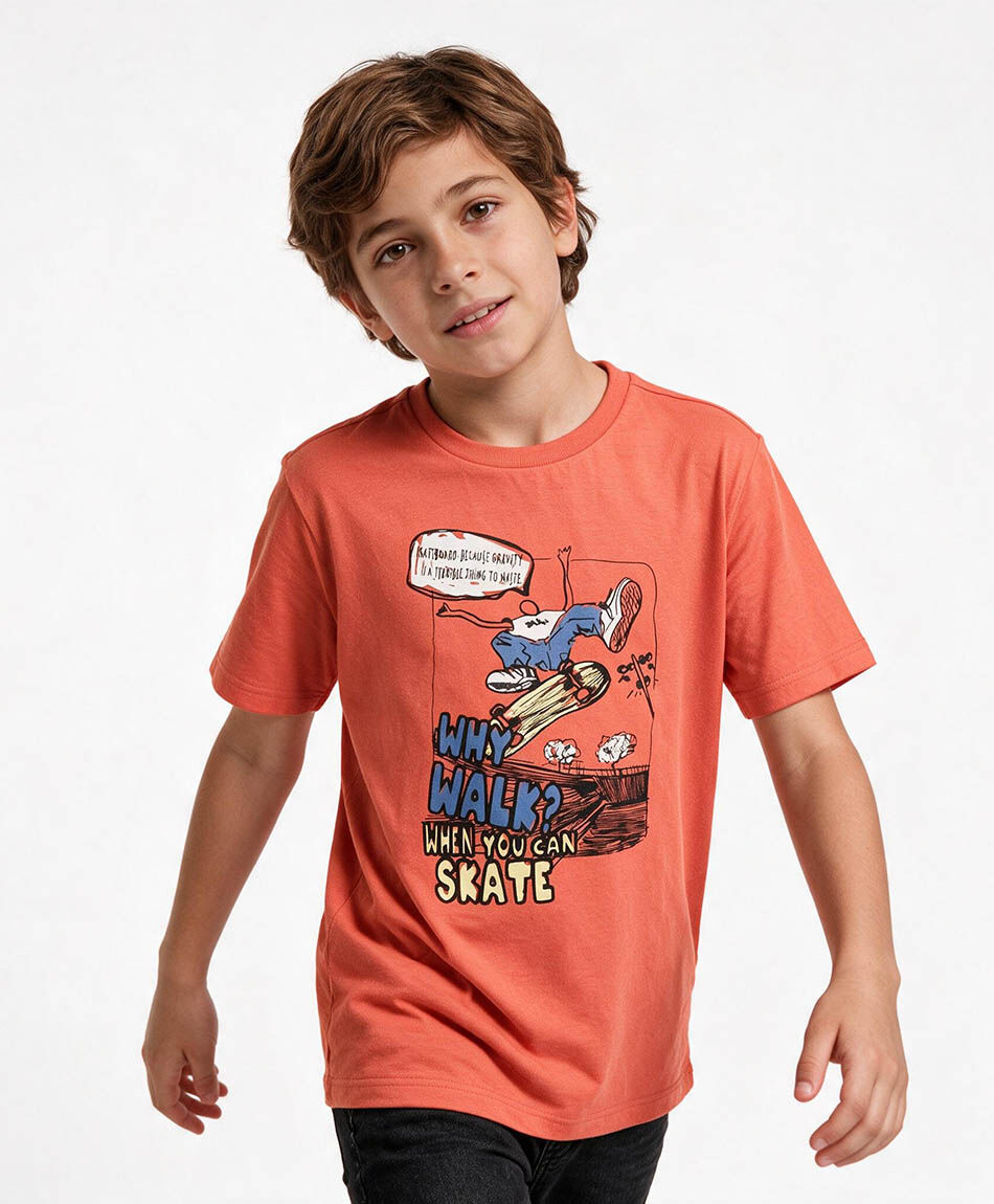 Polera niño skate