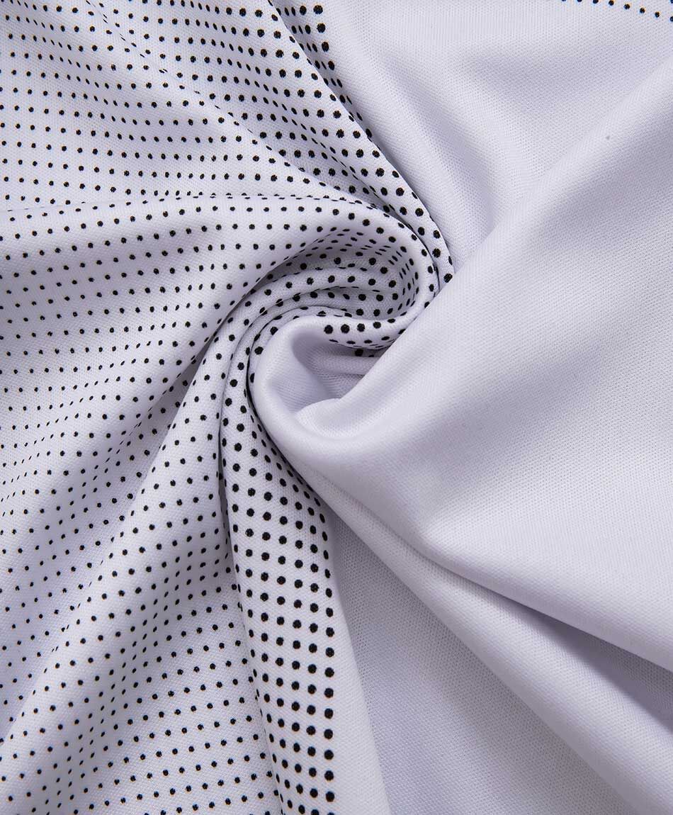 Polera deportiva hombre cuadros puntitos