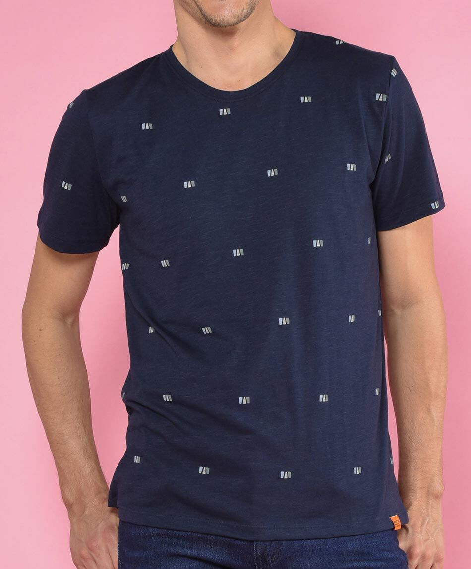 Polera manga corta cuello redondo